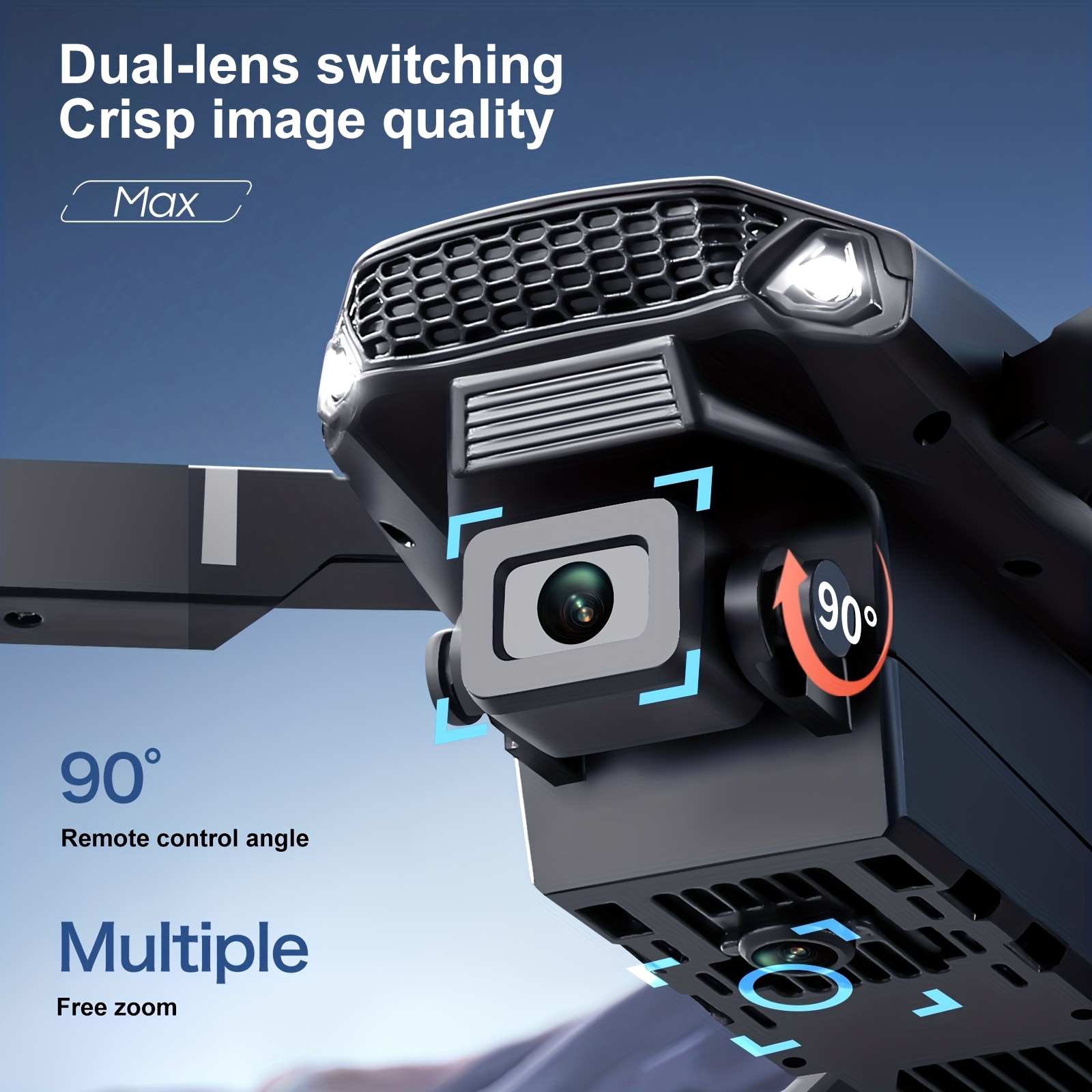 Ulepszony, składany dron E88 P – Drone Camera 4K recenzja i cena